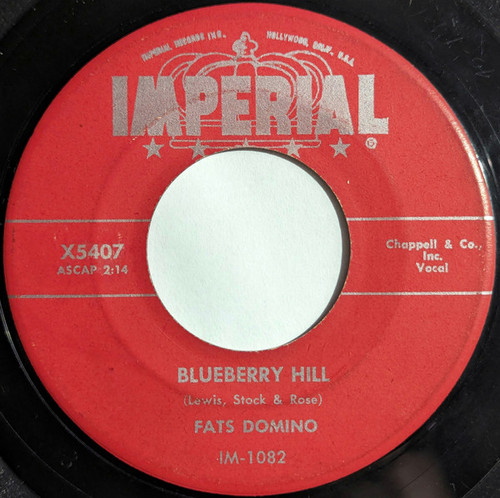 Fats Domino - Blueberry Hill (7", Single, Red)