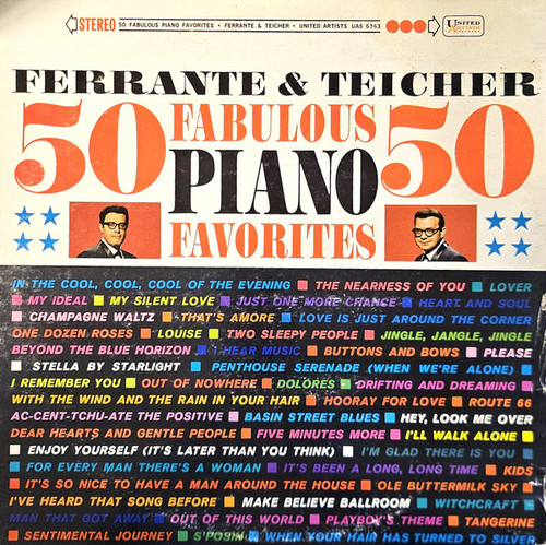 Ferrante & Teicher - 50 Fabulous Piano Favorites (LP, Album)