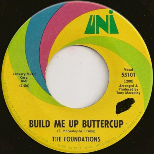 The Foundations - Build Me Up Buttercup (7", Single)