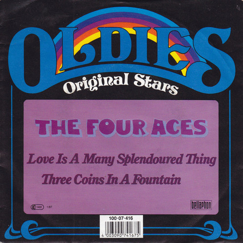 The Four Aces - Love Is A Many Splendored Thing / Three Coins In A Fountain (7", Single)