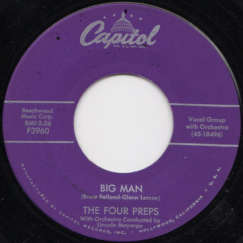 The Four Preps - Big Man (7", Single)