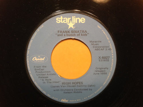 Frank Sinatra - High Hopes / All The Way (7", Single)