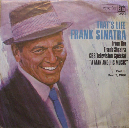 Frank Sinatra - That's Life / The September Of My Years (7", Single, Styrene, Ter)