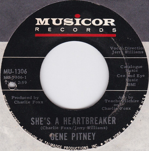 Gene Pitney - She's A Heartbreaker / Conquistador (7")