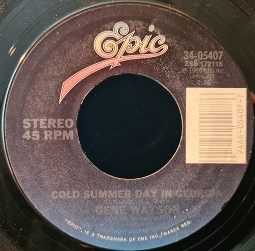 Gene Watson - Cold Summer Day In Georgia / The Note (7", Styrene, Car)
