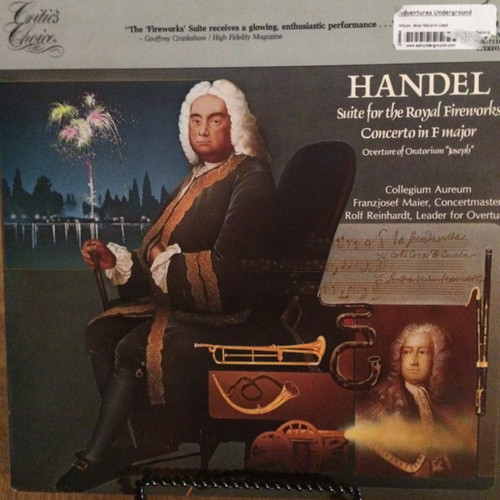 Georg Friedrich Händel, Franzjosef Maier, Rolf Reinhardt, Collegium Aureum - Handel: Suite For The Royal Fireworks Concerto In F Major (LP)