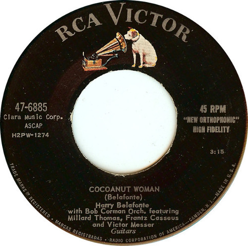 Harry Belafonte - Cocoanut Woman / Island In The Sun (7", Ind)