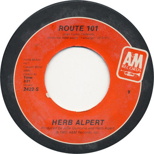 Herb Alpert - Route 101 (7", Single, Y -)