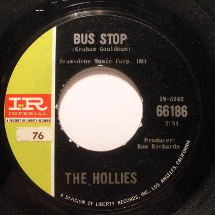The Hollies - Bus Stop / Don't Run And Hide (7", Single, Styrene, She)
