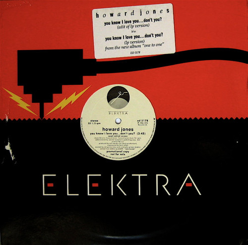 Howard Jones - You Know I Love You ... Don't You? (12", Single, Promo)