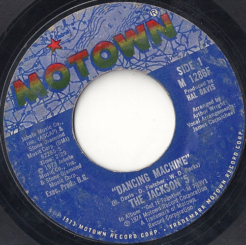 The Jackson 5 - Dancing Machine (7", Single, Styrene)