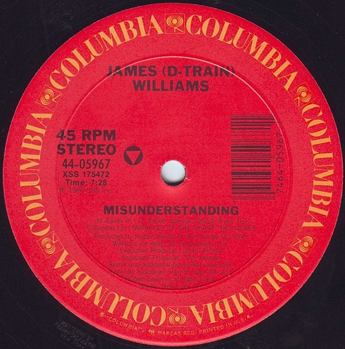 James (D-Train) Williams* - Misunderstanding (12")