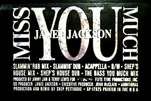 Janet Jackson - Miss You Much (12", Promo)