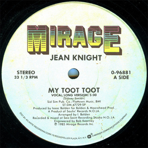 Jean Knight - My Toot Toot (12")