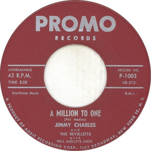 Jimmy Charles And The Revelletts - A Million To One / Hop Scotch Hop (7", Single, Scr)