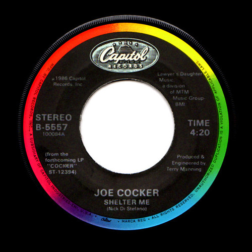 Joe Cocker - Shelter Me (7", Single)