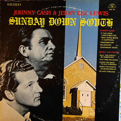 Johnny Cash & Jerry Lee Lewis - Sunday Down South (LP, Comp)