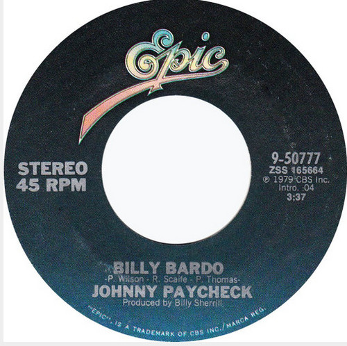 Johnny Paycheck - Billy Bardo / (Stay Away From) The Cocaine Train (7", Single, Styrene, Ter)