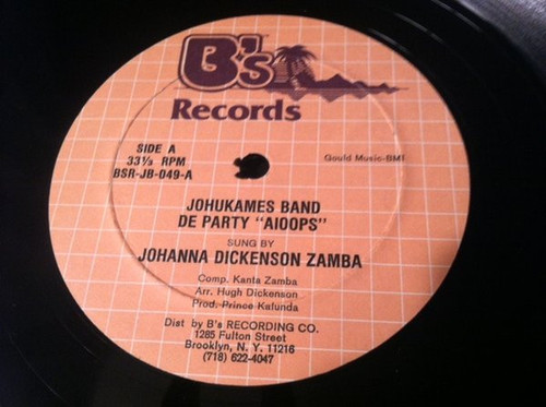 Johukames Band - De Party "Aioops" (12")
