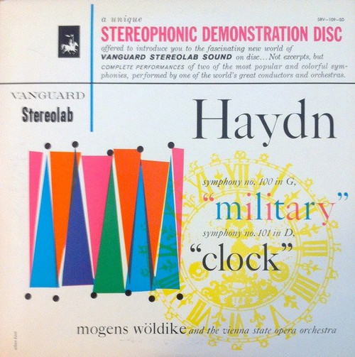Haydn* - Mogens Wöldike, The Vienna State Opera Orchestra* - Symphony No. 100 "Military" • Symphony No. 101 "Clock" (LP)