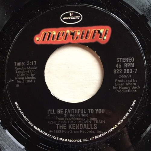 The Kendalls - My Baby's Gone (7", Single)