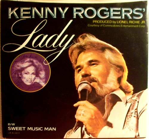 Kenny Rogers - Lady / Sweet Music Man (7", Single, Win)