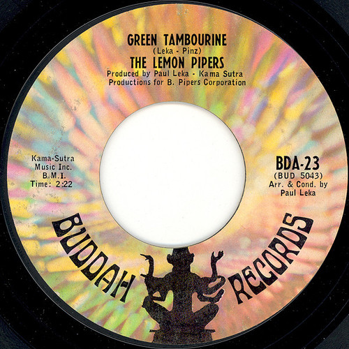 The Lemon Pipers - Green Tambourine (7", Single, Styrene, Pit)