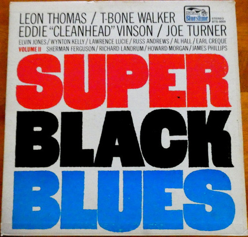 Leon Thomas / T-Bone Walker / Eddie "Cleanhead" Vinson / Joe Turner* - Super Black Blues: Volume II (LP, Album, Gat)