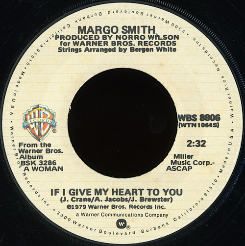 Margo Smith - If I Give My Heart To You (7", Jac)