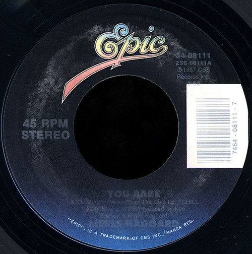 Merle Haggard - You Babe (7", Single, Styrene)
