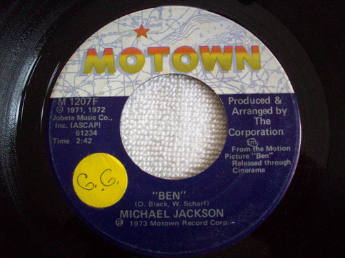 Michael Jackson - Ben (7", Single)