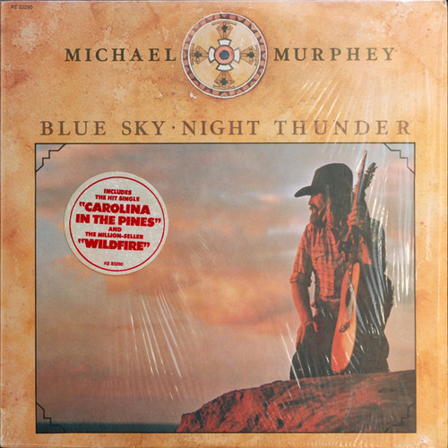 Michael Murphey* - Blue Sky · Night Thunder (LP, Album, Pit)