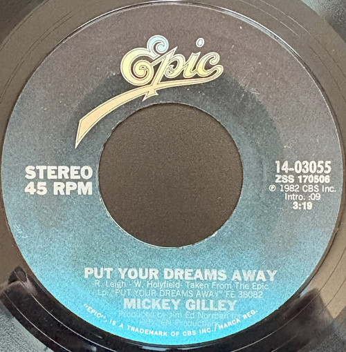 Mickey Gilley - Put Your Dreams Away (7", Single, Styrene, Ter)