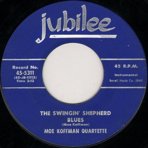 Moe Koffman Quartette / Moe Koffman Septette - The Swingin' Shepherd Blues / Hambourg Bound (7", Single, Scr)