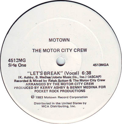 The Motor City Crew - Let's Break (12", Promo)
