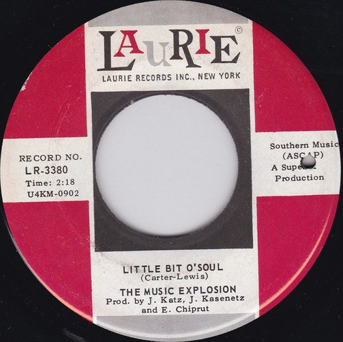 The Music Explosion - Little Bit O'Soul / I See The Light (7", Single, Ind)