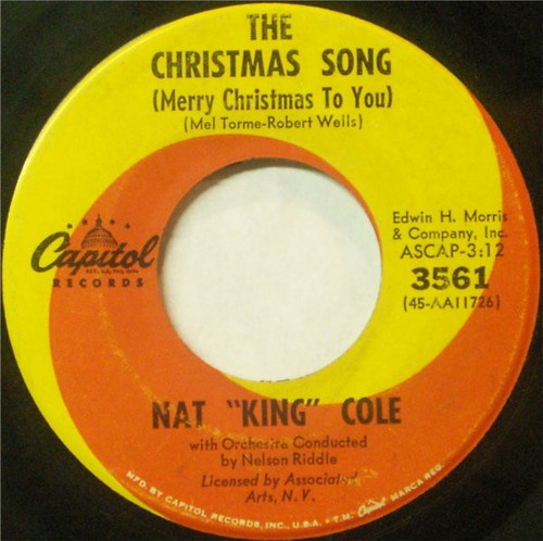 Nat "King" Cole* - The Christmas Song (Merry Christmas To You) / The Little Boy That Santa Claus Forgot (7", Single, RE, Swi)