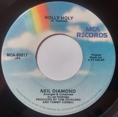 Neil Diamond - Holly Holy / Soolaimon (7", Single)