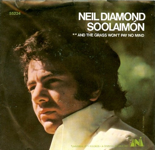 Neil Diamond - Soolaimón (7", Single, Mono, Glo)
