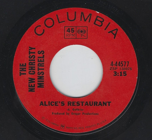 The New Christy Minstrels - Alice's Restaurant / Summertime Love (7", Single)