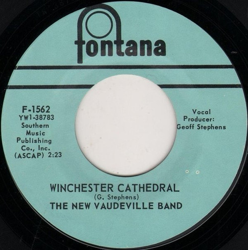 The New Vaudeville Band - Winchester Cathedral (7", Single, Styrene, Mer)