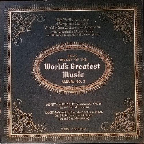 Rimsky-Korsakov* / Rachmaninoff* - Basic Library Of The World's Greatest Music - Album No. 2 (LP + Box)