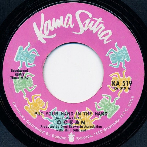 Ocean (3) - Put Your Hand In The Hand (7", Single, Styrene, Pit)