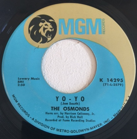 The Osmonds - Yo-Yo / Keep On My Side (7", Single, Mono)