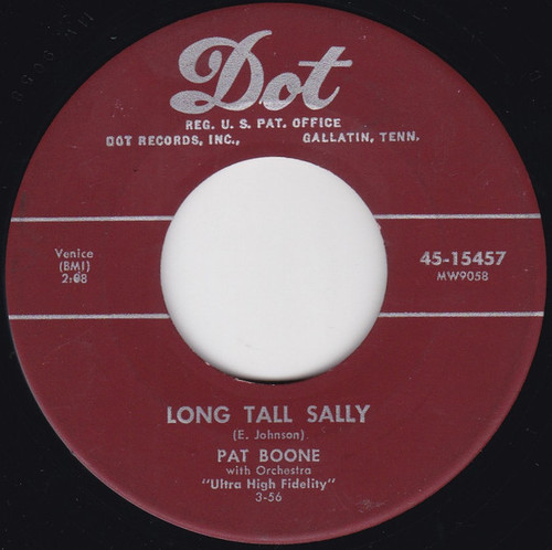 Pat Boone - Long Tall Sally / Just As Long As I'm With You (7")