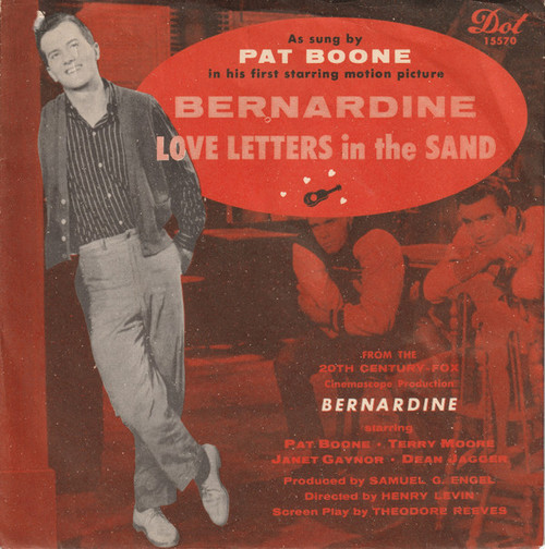 Pat Boone - Love Letters In The Sand / Bernardine (7", Single, Ind)
