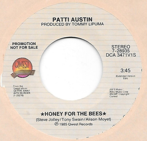Patti Austin - Honey For The Bees (7", Single, Promo)