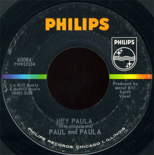 Paul And Paula* - Hey Paula / Bobby Is The One (7", Single)