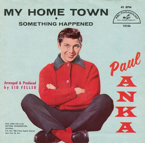 Paul Anka - My Home Town (7")