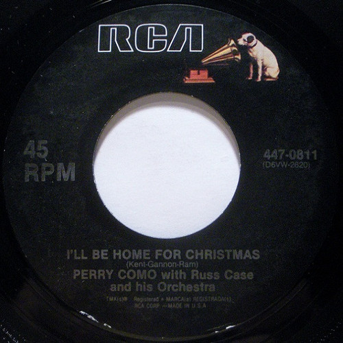 Perry Como - I'll Be Home For Christmas / That Christmas Feeling (7", Single, RE)